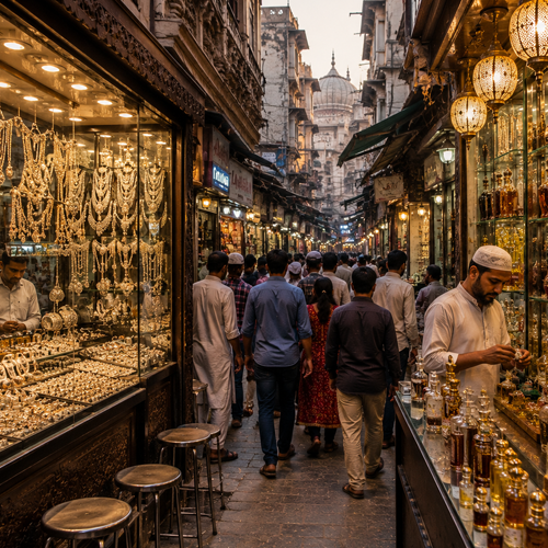 Dariba Kalan silver shops and ornaments