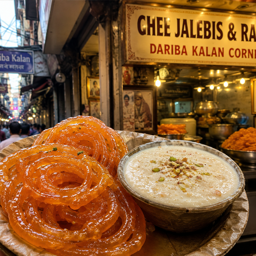 Old famous jalebi wala sweet treats